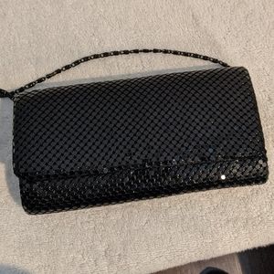 Black mesh purse